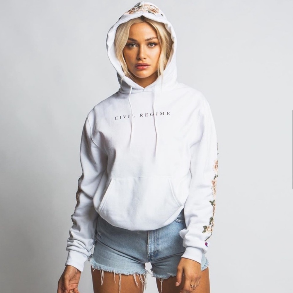 NEW Civil Regime Champion Roses Hoodie